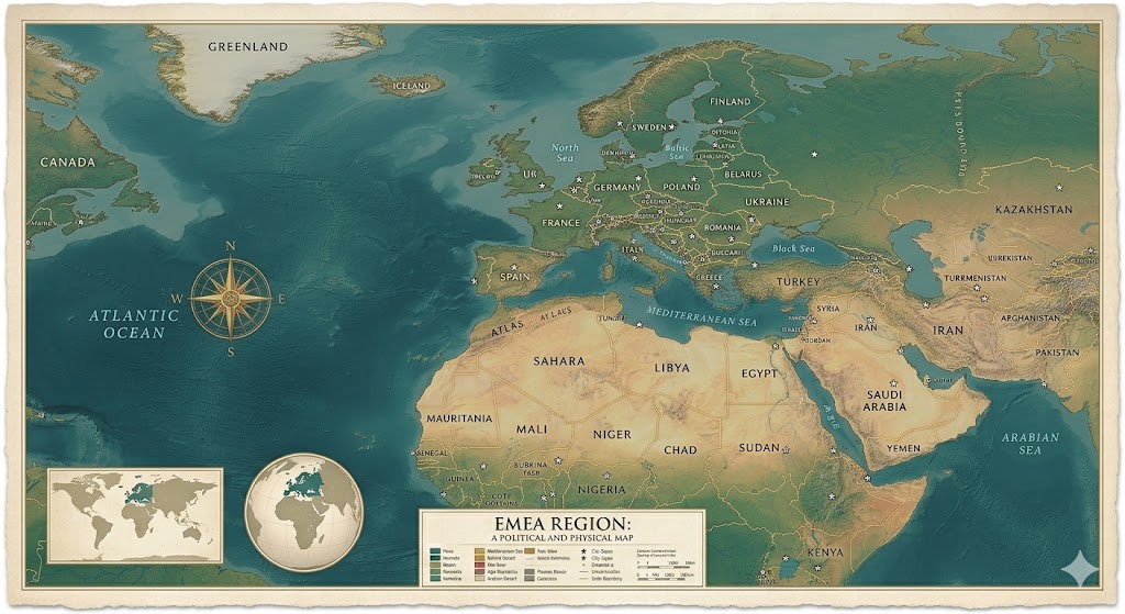 EMEA Map